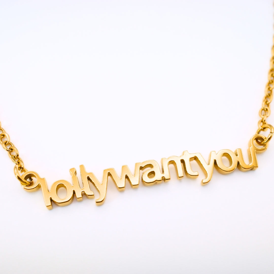 I Oily Want You Necklace