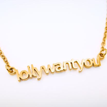 I Oily Want You Necklace