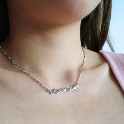 I Oily Want You Necklace
